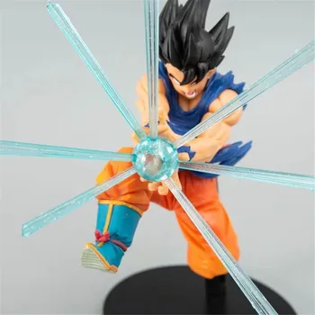 Dragon Ball Z Sina Posebne Učinke Črne Lase Anime Številke Super Saiyan PVC Model Igrače Goku Vegeta Anime Figurals Juguetes