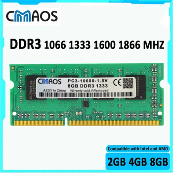 CMAOS Laptop Ram ddr3 4GB 8Gb 2GB 1066 1333 1600 1866 Prenosni Pomnilnik Memoria 4G ddr3 8 G 2G ram Sdram sodimm RAM Za Intel & AMD