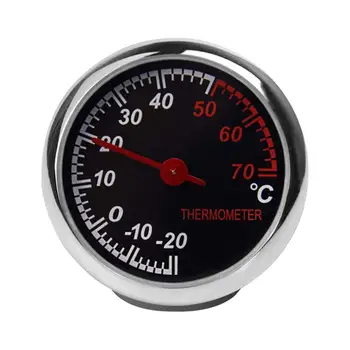 3Pcs/Set Mini Avtomobilske Ure Avtomobilski Termometer, Higrometer Trajne Quartz Ura Avto Digitalni Praktično nadzorne plošče Za Auto Čoln