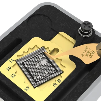 Konstantno Temperaturo Ogrevanja Platforma za iPhone 7-11Pro Max NAND PROCESOR A10-A13 Prstnih Čip Ogrevanje Postaja Lepila, Odstranitev