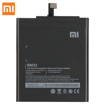 Xiao Mi Originalne Nadomestne Baterije BM33 Za Xiaomi Mi 4i Mi4i Pristna Baterija Telefona 3120mAh