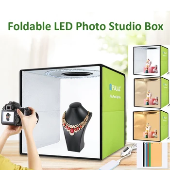 2020 Novega Foto Studia Polje Razsvetljave, Komplet Set lightbox Mini Zložljive Fotografija Studio 6 Barvni Namizni Kulise Stojalo Foto Okvir
