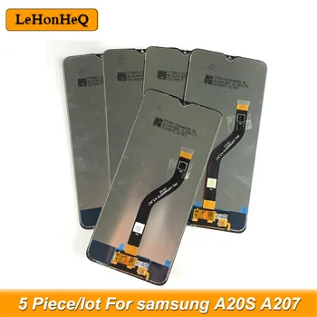 5 Kos/veliko LCD zaslon za Samsung A20S A207 A207F A207F/DS A207FN LCD-Zaslon, Zaslon na dotik, Računalnike skupščine