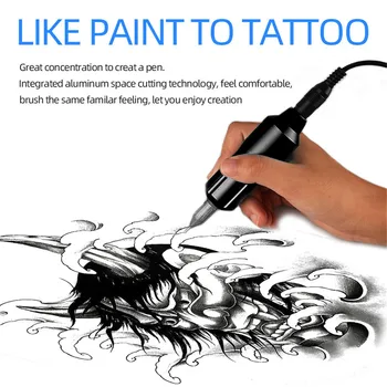 Skupaj Tattoo Pero Motornih Rotacijski Tatoo Pralni Vložki Igle Nastavite Napajanje Tatoo Body Art Pištolo Microblading Linijskih Odtenek