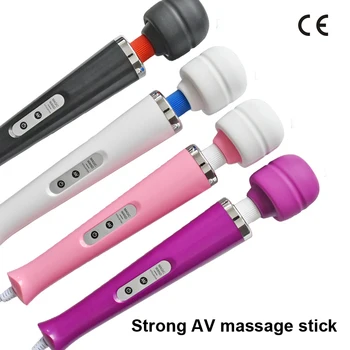 Wirsless Močan Čarobno Palico, Big USB AV Vibratorji Massager G Spot Masaža Palico Klitoris Stimulator Vibrator Sex Igrače za Ženske