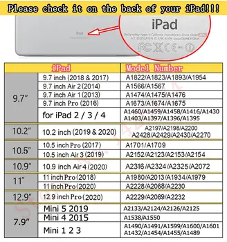 Za iPad mini Zraka 4 3 2 10.9 2020 10.2 Pro 9.7 10.5 11 za 12,9 palčni Mat PET Anti Glare Slikarstvo Papirja Zaslon Patron Kot Film