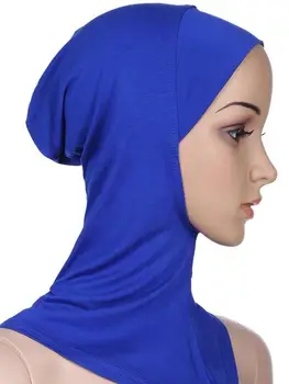 12PCS Ramadana Muslimanske Ženske Ninja Glavo Kritje Bonnet Klobuk Underscarf Skp Bonnet Polno Kritje Amira Niquab Arabski izpadanje Las Naključno Barvo