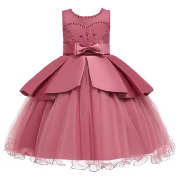 2020 Baby Dekleta Oblačenja Elegantno Otroci Obleke Za Dekleta Cvet Dekleta Svate Večerno Obleko Infantil Vestidos 2-6-10 Let