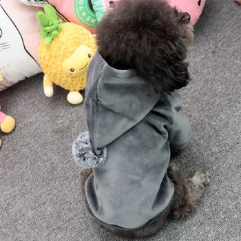 Majhne Hišne Pes Oblačiti Srčkan Pse Hoodie Pozimi Topla Oblačila za Pse, Kostum za Mačke Psi Plašč Oblačila Chihuahua Buldog Kuža Pug