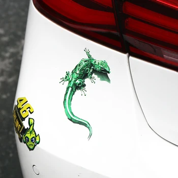 Aliauto Avto Styling Mehanske Gecko Zabavno 3D Avto Nalepke Nepremočljiva Decal za Volkswagen Polo Golf 7 Ford Focus Renault, Toyota,