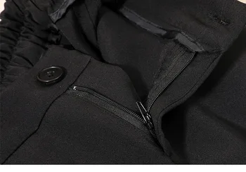 M-5XL velik obseg ženske hlače obleko, dvodelno obleko 2020 novo črno profesionalno rabo Elegantno sežgati hlače Modni jakna