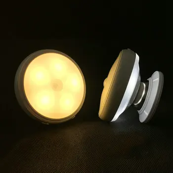 Novost LED Otroška Postelja Brezžični Nočna Lučka za Polnjenje Samodejno Stenska Luč z Usb Senzor Gibanja za Stopnice, Hodnik Omare