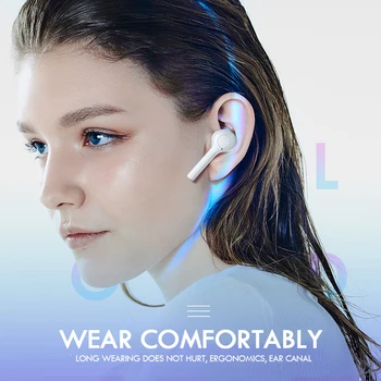 TW08 TWS Slušalke Z Mikrofonom, Bluetooth 5.0 Slušalke Brezžične Slušalke 9D Hifi Stereo Šport Nepremočljiva Brezžične Slušalke