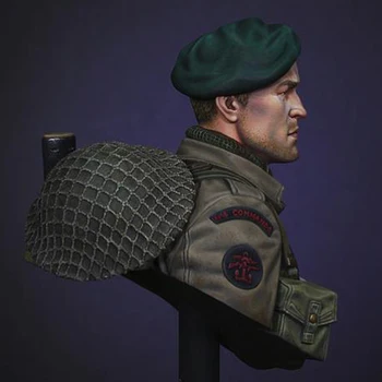 1/10 WW2 Britanski Commando na Dan D, Smole Model bankrot GK Vojaško zadevo, Nesestavljeni in unpainted kit