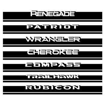 Auto Trim Kapuco Nalepke Za Jeep Renegade Wrangler JK Rubikon Cherokee Patriot Pot Hawk Kompas Motor Avtomobila Bonnet Dodatki