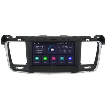 Android 10.0 Avto DVD Predvajalnik, GPS Navigacija Za PEUGEOT 508 2010-2017 Vodja Enote Auto Stereo Multimedijske Satnav magnetofon IPS
