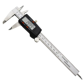 Nova 6-Palčni digitalno kljunasto merilo 150mm iz Nerjavečega Jekla Elektronski Digitalni Vernier Kaliper Kovinski Mikrometer za Merjenje orodja