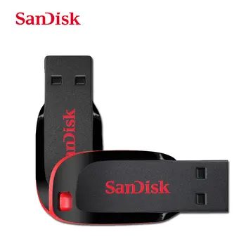 Original SanDisk USB Flash Disk 128GB/64GB/32GB/16GB Pen Drive Pendrive USB 2.0 Flash Drive, Pomnilniško kartico memory stick USB diska, usb flash