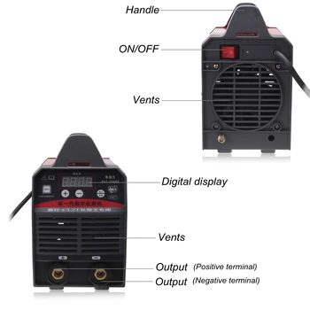 ZX7-315 IGBT Inverter Obločno Varjenje, Električni Pralni 220V/380V MMA Varilcev za Varjenje Dela in Električna Dela