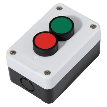 Start stop samozaposlene zapiranje nepremočljiva gumb stikalo za zaustavitev v sili, industrijske zapovedano control box Z puščica simbol