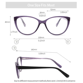 KANSEPT Ženske Cat Eye Glasses Okvir Modna Dama Svetlobe Eyeglass Okvir Acetat Kratkovidnost Recept Očala Okvir#LS8061