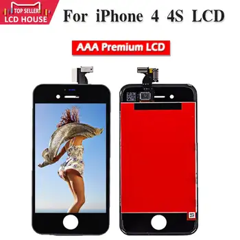Visoke Kakovosti Mobilni Telefon Deli Za Pantalla iPhone 4 4S LCD Zaslon na Dotik Za iPhone 4S LCD-Zaslon Zamenjava z Darili, A1431