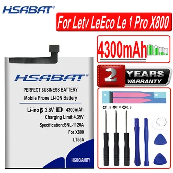 HSABAT 4300mAh LT55A Visoko Zmogljivost baterije Za Letv Le 1 pro, X800 Le eno X800 pro Li-ion Polymer Baterije + številko za Sledenje