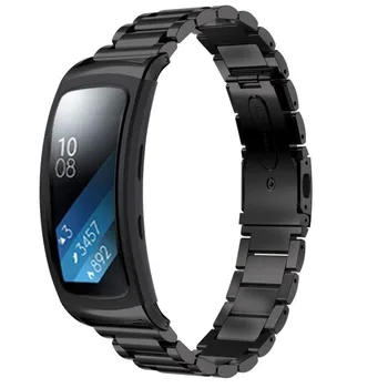 Ktab Watch Band Združljiv Samsung Prestavi Fit2 / Prestavi Fit2 Pro iz NERJAVEČEGA JEKLA POVEZAVO ZAPESTNICA Trak Samsung SM-R360 & SM-R365