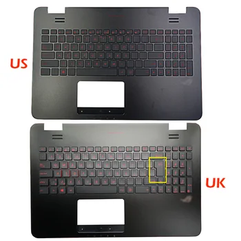 Za Asus G551 G551J G551JK G551JM G551JW G551JX G551VW G551V Laptop podpori za dlani Zgornjem Primeru Osvetljene tipkovnice/Dnu Primeru