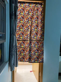 90x145cm risanka živali Poliester Tkanine Mozaik zavese Vrata, zavese zavese Obrok vrečko prtom vrečko Dom Za Šivanje