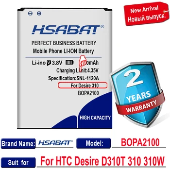 HSABAT 3450mAh BOPA2100 Baterija Za HTC Desire 310 310W D310T Mobilni Telefon Zamenjava Li-ionska Baterija