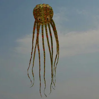 8m Prikrivanje Hobotnica Živali Kite Kite Mehko Napihljivi Kite Odraslih, Šport na Prostem, ki Plujejo pod Orodje Tearproof