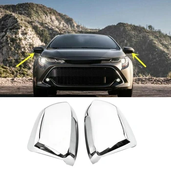 Za Toyota Corolla 2019 2020 Silver Chrome Rearview Mirror Stanovanje, Dekoracijo Kritje Skp -Stranska Vrata Ogledalo Pokrov