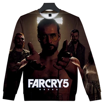 Far Cry 5 Moda 3D Tiskanih O-Neck zgornji del Trenirke Ženske/Moški Dolg Rokav Športna Majica Vroče Prodaje Priljubljena Igra Ulične Oblačila