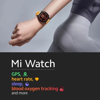Xiaomi Mi Gledati GPS, GLONASS Kisika v Krvi, Bluetooth 5.0 Srčnega utripa 5ATM Nepremočljiva Mi Pametno Gledati Barve Globalna Različica