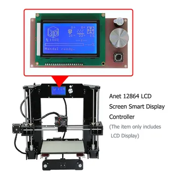Anet A6 A8 3D tiskalnik Deli LCD 12864/2004 Smart Zaslon Krmilnik Modul za RAMPE 1.4 LCD nadzorno ploščo moder zaslon