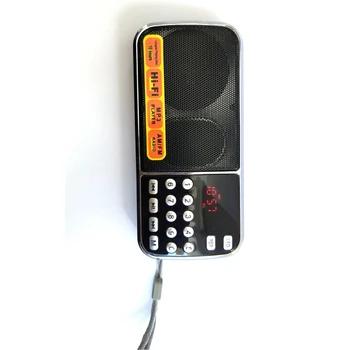 L-088AM Dual Band Polnilna Mini Prenosni Žepni Digitalni Auto Scan AM, FM Radijski Sprejemnik z Glasbe MP3 Predvajalnik Zvoka Zvočnik
