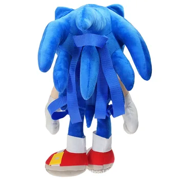 40 cm Polnjene Plišastih Igrač Cartoon Živali Nahrbtnik Modro Jež Sonic Cute Anime Domu Dekorativni Hišne Lutka Darilo Igrače Za Otroke