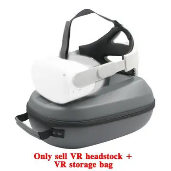 2v1 PU Vrečko za Shranjevanje & Nastavljiv Zamenjava Udobno Glavo Traku za Oculus Quest 2 VR Izvajanje Zaščitnih Primeru Dodatki