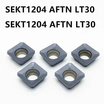 Rezkanje vstavite SEKT1204 AFTN LT30 visoke kakovosti karbida vstavite sekt 1204 stružnica orodje deli rezkanje rezalnik CNC obdelava SEKT