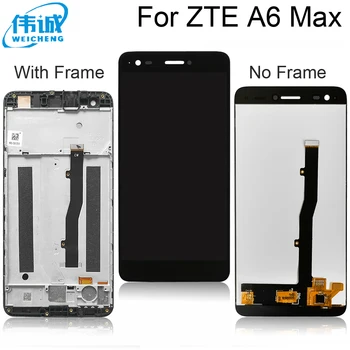 Za ZTE Blade A6 Max LCD-Zaslon In Zaslon na Dotik, Računalnike Skupščine Zamenjava Za ZTE Blade A6 Max Telefon lcd senzor
