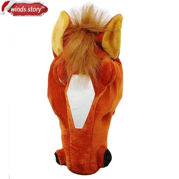 1pcs Ustvarjalne živali konj klobuk Halloween Akvarij Božič Cosplay Rojstni Kostum Toplo Klobuk Klobuk za otroke, Odrasle darilo