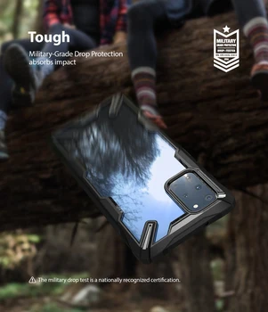 Ringke Fusion X Primeru Telefon Za Samsung Galaxy S20 Plus Dvojno Plast Težka Kaplja Varstvo PC TPU Zadnji Pokrovček Za Galaxy S20
