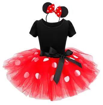 Dekleta Obleko Minnie Pika Til Pageant Edinstven Design Obleke Otroci Oblačila Stranka Fancy Kostum Cosplay Baby Tutu Obleke Vestidos