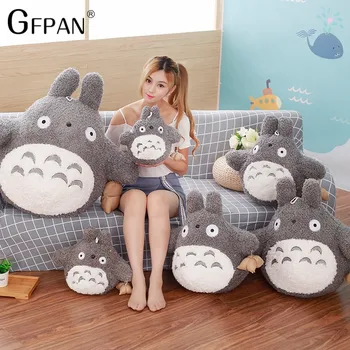 1PC 60/30 cm Visoko Kakovost Totoro Plišastih Igrač Slavni Cartoon Totoro Mehki Pliš Plišaste Igrače, Blazine Lutka Darilo za Rojstni dan Za Otroke