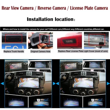 Avto kamera zadaj Za Mitsubishi ASX asx 2010~2018 MK3 prvotno Rezervirano luknjo CCD Night Vision Pomožno Vzvratno kamero