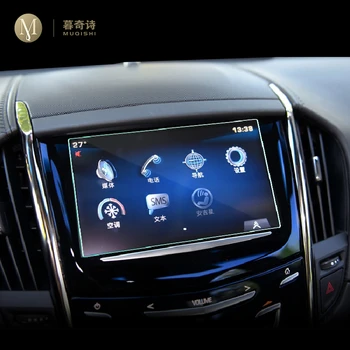 Za Cadillac ATS-L-2019 Avto GPS navigacija film LCD zaslon Kaljeno steklo zaščitno folijo Anti-scratch Film Dodatki