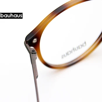 Bauhaus 2018 Najnovejši Letnik Jasno Leče Očal Okvir Ženske Moški Retro Moda Unisex Očala, Optično