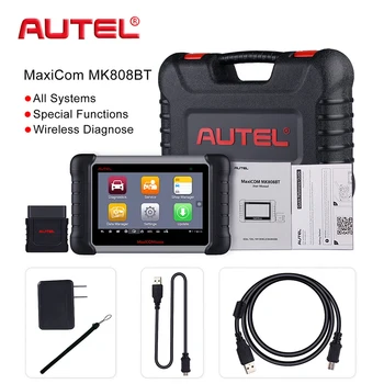 Autel MaxiCom MK808BT OBD2 Auto Diagnostično Orodje za optični bralnik Bolje kot DS808 MK808