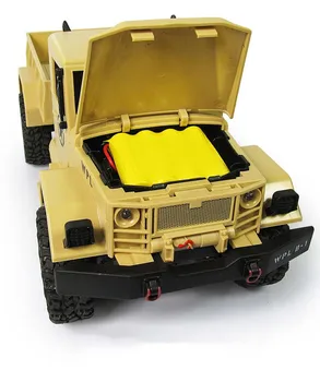 Novo 1:16 Obsega RC Rock Crawler Off-Road 4WD Vojaški Tovornjak RTR Daljinski upravljalnik Avto Igrače za Otroke